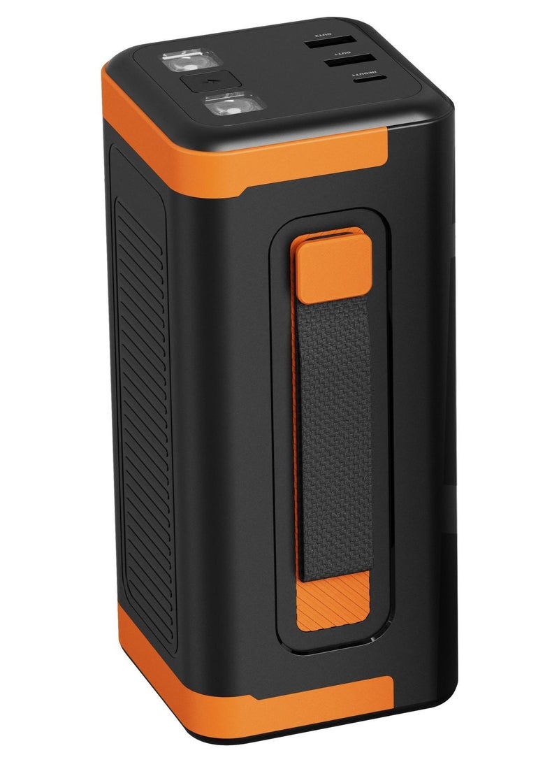بورودو بنك طاقة بسعة 50000 مللي أمبير 20 واط PD و22.5 واط QC للشحن السريع، شاحن محمول مع USB-C و2 منفذ USB-A، مصباح يدوي، حزمة بطارية للشحن السريع مع كابلات مدمجة وقابلة للسحب لجهاز MacBook، الكمبيوتر المحمول، iPad Pro، iPhone 17 Series، Samsung. - Image 5